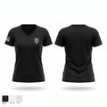 Lower Elwha Police Department Women's Short Sleeve V-neck Shirt - 1