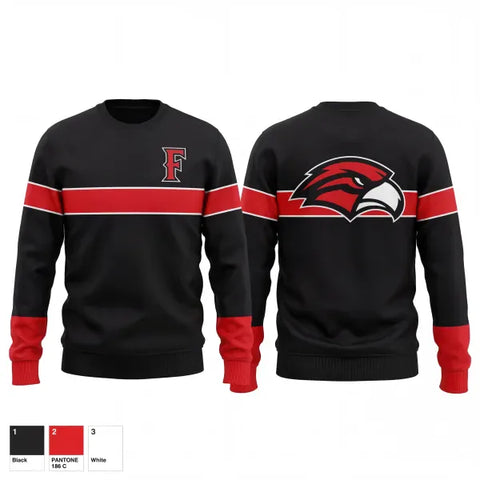 Crew Neck Sweatshirt, Frontier, Wrestling, Teamtime, Team time, sublimation, custom sports apparel, team uniforms, spirit wear, spiritwear, sports uniforms, custom shirts, team store, custom team store, fundraiser sports, apparel fundraiser