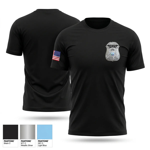 Short Sleeve Performance Shirt, Westland Police Department, Police, Teamtime, Team time, sublimation, custom sports apparel, team uniforms, spirit wear, spiritwear, sports uniforms, custom shirts, team store, custom team store, fundraiser sports, apparel fundraiser