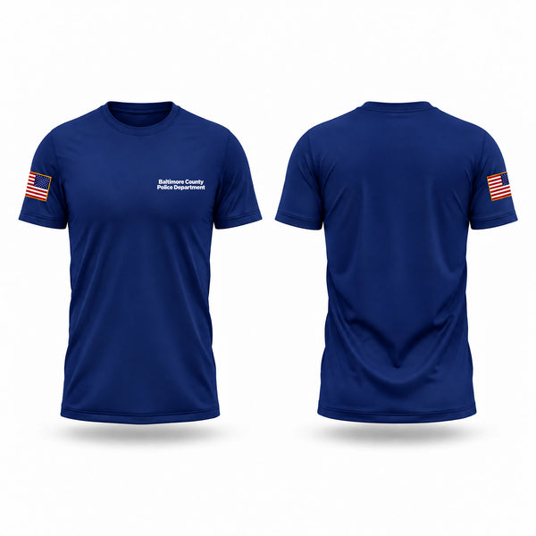 Short Sleeve Performance Shirt, Baltimore County Police Department, Police, Teamtime, Team time, sublimation, custom sports apparel, team uniforms, spirit wear, spiritwear, sports uniforms, custom shirts, team store, custom team store, fundraiser sports, apparel fundraiser