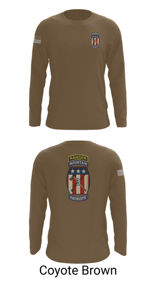 Long Sleeve Performance Shirt, 2-47 infantry 3rd BRG 10th MTN, Army, Teamtime, Team time, sublimation, custom sports apparel, team uniforms, spirit wear, spiritwear, sports uniforms, custom shirts, team store, custom team store, fundraiser sports, apparel fundraiser