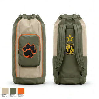 Gear Bag, MMI ROTC, Army, Teamtime, Team time, sublimation, custom sports apparel, team uniforms, spirit wear, spiritwear, sports uniforms, custom shirts, team store, custom team store, fundraiser sports, apparel fundraiser