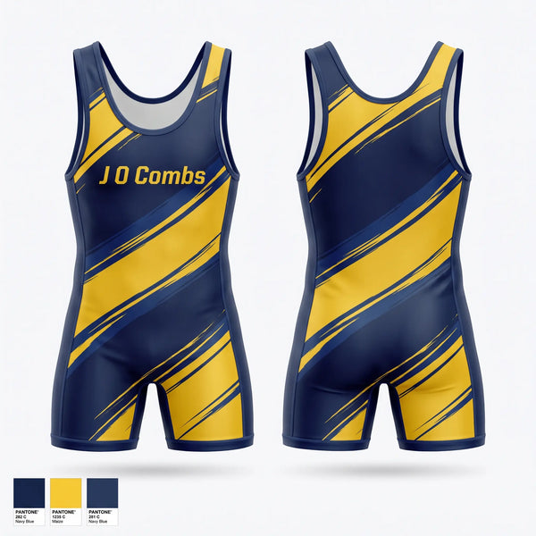 Wrestling Singlet, J O Combs, Wrestling, Teamtime, Team time, sublimation, custom sports apparel, team uniforms, spirit wear, spiritwear, sports uniforms, custom shirts, team store, custom team store, fundraiser sports, apparel fundraiser