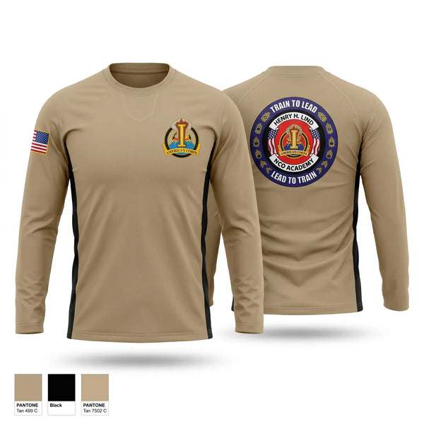 Long Sleeve Performance Shirt, Henry H. Lind NCO Academy, Army, Teamtime, Team time, sublimation, custom sports apparel, team uniforms, spirit wear, spiritwear, sports uniforms, custom shirts, team store, custom team store, fundraiser sports, apparel fundraiser