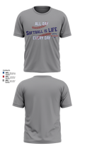 Dugouts and Dingers Short Sleeve Performance Shirt - 32