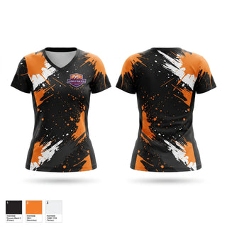 Womens Short Sleeve Vneck Shirt, Catskills Run Club, Cross Country, Teamtime, Team time, sublimation, custom sports apparel, team uniforms, spirit wear, spiritwear, sports uniforms, custom shirts, team store, custom team store, fundraiser sports, apparel fundraiser