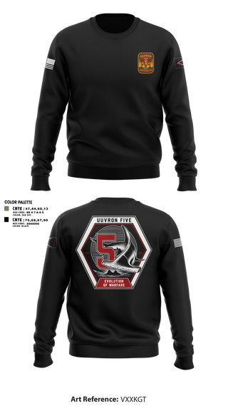 Crew Neck Sweatshirt, UUVRON 5, Navy, Teamtime, Team time, sublimation, custom sports apparel, team uniforms, spirit wear, spiritwear, sports uniforms, custom shirts, team store, custom team store, fundraiser sports, apparel fundraiser