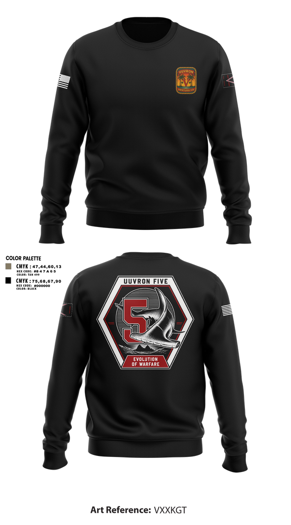 Crew Neck Sweatshirt, UUVRON 5, Navy, Teamtime, Team time, sublimation, custom sports apparel, team uniforms, spirit wear, spiritwear, sports uniforms, custom shirts, team store, custom team store, fundraiser sports, apparel fundraiser