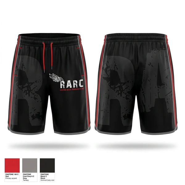 Athletic Shorts With Pockets, Racine Area Running Club, Spirit Store, Teamtime, Team time, sublimation, custom sports apparel, team uniforms, spirit wear, spiritwear, sports uniforms, custom shirts, team store, custom team store, fundraiser sports, apparel fundraiser