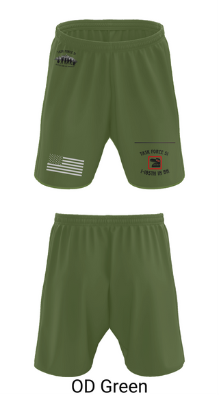 Athletic Shorts With Pockets, 1-185th IN BN, , Teamtime, Team time, sublimation, custom sports apparel, team uniforms, spirit wear, spiritwear, sports uniforms, custom shirts, team store, custom team store, fundraiser sports, apparel fundraiser
