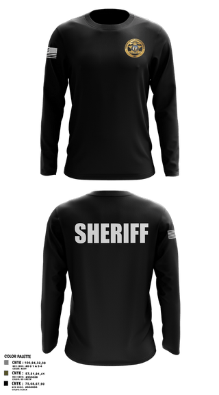 Long Sleeve Performance Shirt, Greene County Sheriff’s Office, Police, Teamtime, Team time, sublimation, custom sports apparel, team uniforms, spirit wear, spiritwear, sports uniforms, custom shirts, team store, custom team store, fundraiser sports, apparel fundraiser