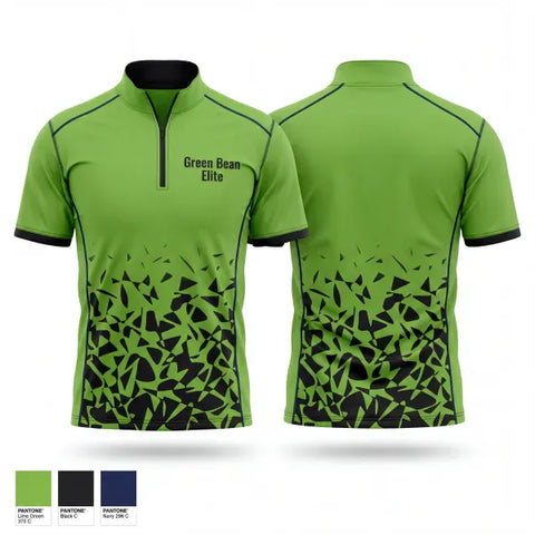 Quarter Zip Jacket, Green Bean Elite, Men's Basketball, Teamtime, Team time, sublimation, custom sports apparel, team uniforms, spirit wear, spiritwear, sports uniforms, custom shirts, team store, custom team store, fundraiser sports, apparel fundraiser