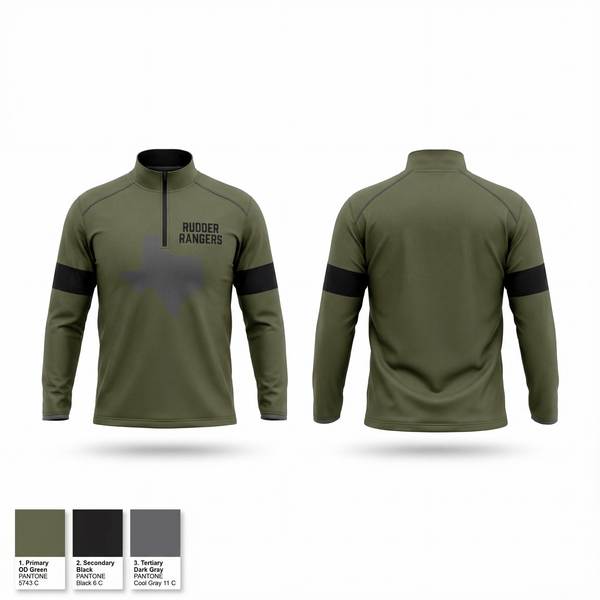 Quarter Zip Jacket, Rudder rangers, Softball, Teamtime, Team time, sublimation, custom sports apparel, team uniforms, spirit wear, spiritwear, sports uniforms, custom shirts, team store, custom team store, fundraiser sports, apparel fundraiser