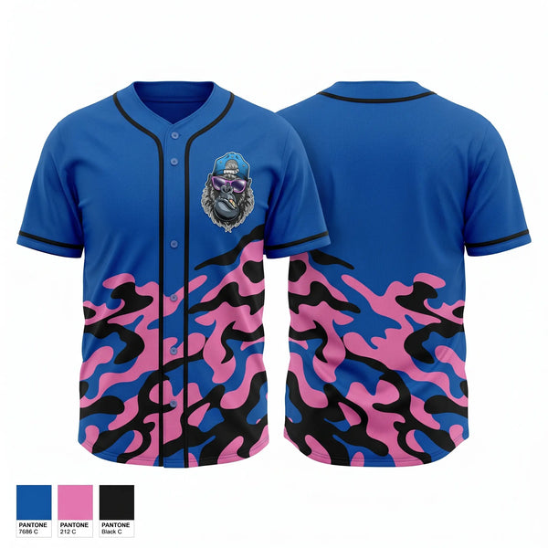 Full Button Baseball Jersey, Party Naked, Baseball, Teamtime, Team time, sublimation, custom sports apparel, team uniforms, spirit wear, spiritwear, sports uniforms, custom shirts, team store, custom team store, fundraiser sports, apparel fundraiser