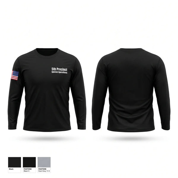 Long Sleeve Performance Shirt, 5th Precinct Special Operations, Police, Teamtime, Team time, sublimation, custom sports apparel, team uniforms, spirit wear, spiritwear, sports uniforms, custom shirts, team store, custom team store, fundraiser sports, apparel fundraiser