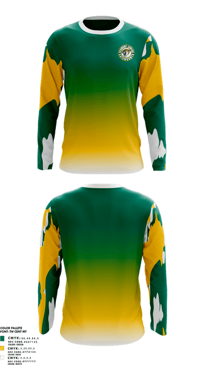 Vermont Junior Catamounts 23031038 Long Sleeve Performance Shirt 2