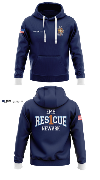 Hoodie, University Hospital EMS Rescue, EMS/EMT, Teamtime, Team time, sublimation, custom sports apparel, team uniforms, spirit wear, spiritwear, sports uniforms, custom shirts, team store, custom team store, fundraiser sports, apparel fundraiser