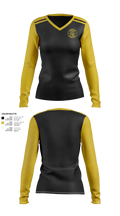 Cobras 19025900 Women's Long Sleeve V-neck Shirt - 20