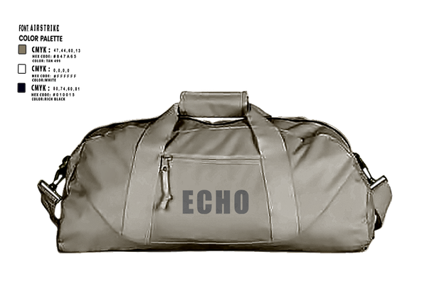 Duffle Bag, Echo, , Teamtime, Team time, sublimation, custom sports apparel, team uniforms, spirit wear, spiritwear, sports uniforms, custom shirts, team store, custom team store, fundraiser sports, apparel fundraiser