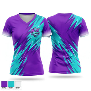 Womens Short Sleeve Vneck Shirt, NTX BATTIES, Softball, Teamtime, Team time, sublimation, custom sports apparel, team uniforms, spirit wear, spiritwear, sports uniforms, custom shirts, team store, custom team store, fundraiser sports, apparel fundraiser