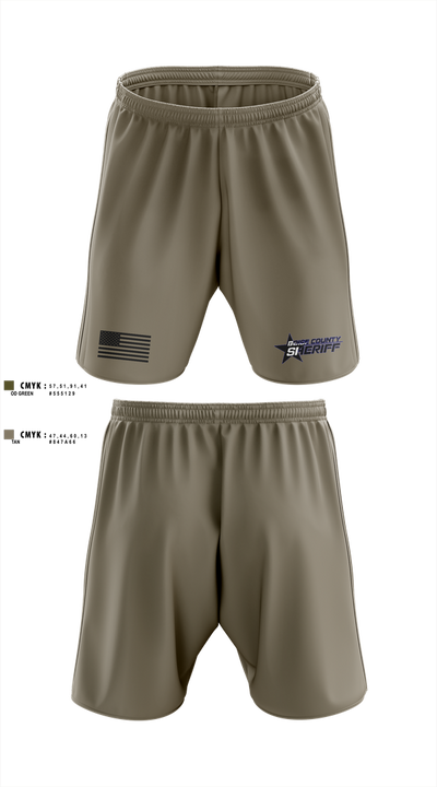 Boise County Sheriffs 675554 Athletic Shorts With Pockets - 1