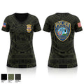 NAS Pensacola Police / Security Forces Women's Short Sleeve V-neck Shirt - 1