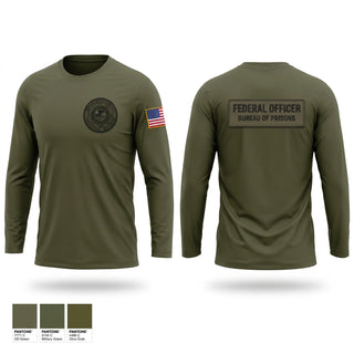 Long Sleeve Performance Shirt, Federal bureau of prions, Police, Teamtime, Team time, sublimation, custom sports apparel, team uniforms, spirit wear, spiritwear, sports uniforms, custom shirts, team store, custom team store, fundraiser sports, apparel fundraiser