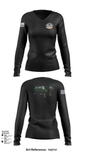 182nd Field Artillery 54920124 Women's Long Sleeve V-neck Shirt - 102
