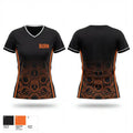 BURN 80284643 Women's Short Sleeve V-neck Shirt - 1