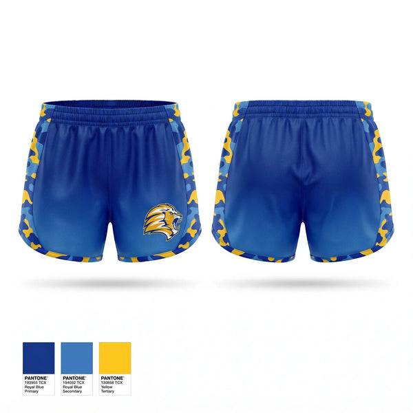 Womens Shorts, Lions, Baseball, Teamtime, Team time, sublimation, custom sports apparel, team uniforms, spirit wear, spiritwear, sports uniforms, custom shirts, team store, custom team store, fundraiser sports, apparel fundraiser