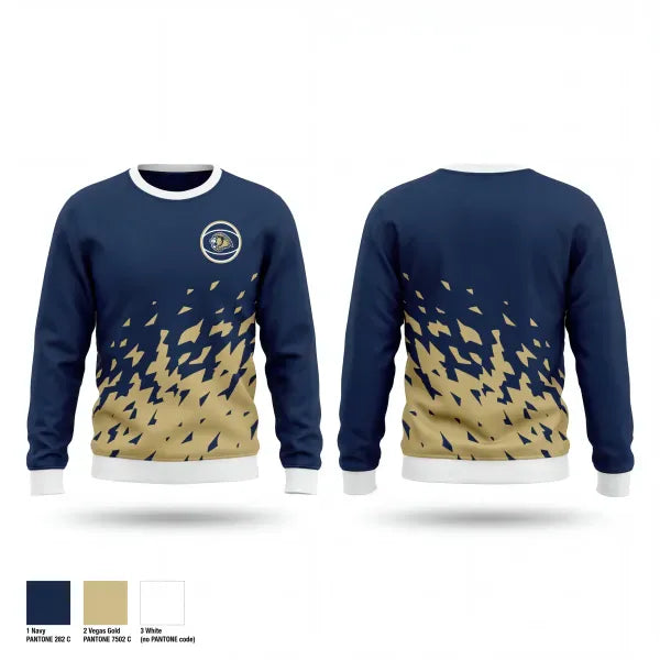 Crew Neck Sweatshirt, Loganville Christian Lady Lions, Women's Basketball, Teamtime, Team time, sublimation, custom sports apparel, team uniforms, spirit wear, spiritwear, sports uniforms, custom shirts, team store, custom team store, fundraiser sports, apparel fundraiser