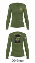 C.C.S.O. CERT 25474985 Women's Long Sleeve V-neck Shirt - 54