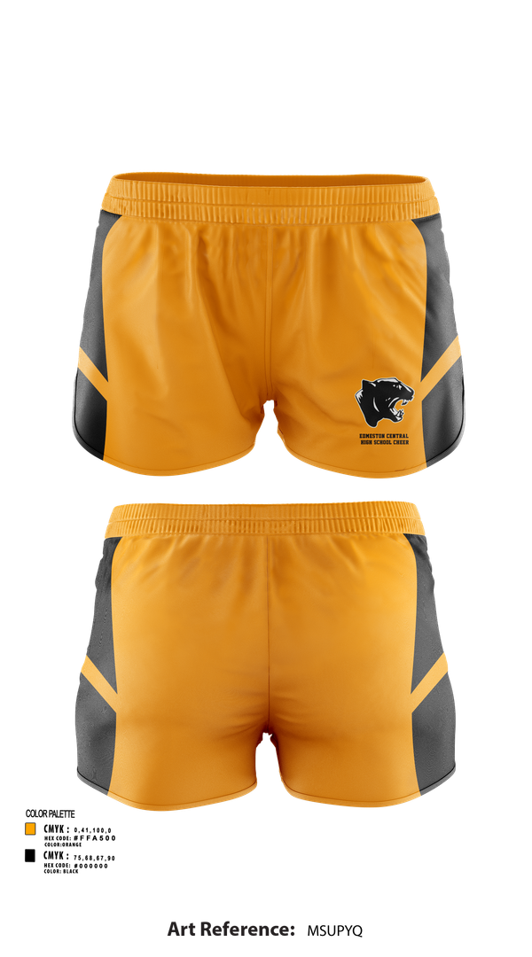 Womens Shorts, Edmeston Central High School Cheer, Cheer, Teamtime, Team time, sublimation, custom sports apparel, team uniforms, spirit wear, spiritwear, sports uniforms, custom shirts, team store, custom team store, fundraiser sports, apparel fundraiser
