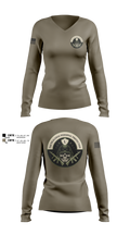 Tactical Edge personal protection 74525049 Women's Long Sleeve V-neck Shirt - 2