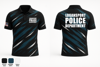 Short Sleeve Performance Polo, Logansport Police Department, Police, Teamtime, Team time, sublimation, custom sports apparel, team uniforms, spirit wear, spiritwear, sports uniforms, custom shirts, team store, custom team store, fundraiser sports, apparel fundraiser