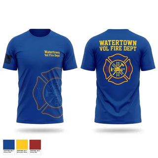 Short Sleeve Performance Shirt, Watertown Vol. Fire Dept., Fire Department, Teamtime, Team time, sublimation, custom sports apparel, team uniforms, spirit wear, spiritwear, sports uniforms, custom shirts, team store, custom team store, fundraiser sports, apparel fundraiser