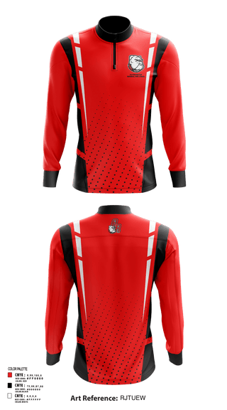 Quarter Zip Jacket, Old Rochester Regional High School, Spirit Store, Teamtime, Team time, sublimation, custom sports apparel, team uniforms, spirit wear, spiritwear, sports uniforms, custom shirts, team store, custom team store, fundraiser sports, apparel fundraiser