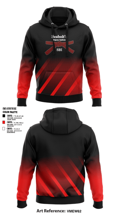 Seabolt's Bujutsu Institute 68651199 Hoodie - 1