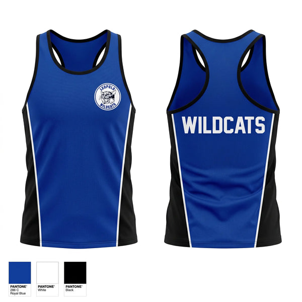 Mens Track Singlet, Leopold, Cross Country, Teamtime, Team time, sublimation, custom sports apparel, team uniforms, spirit wear, spiritwear, sports uniforms, custom shirts, team store, custom team store, fundraiser sports, apparel fundraiser