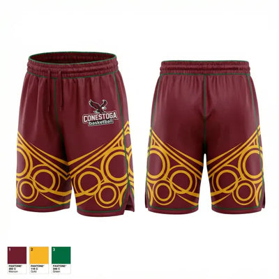 Conestoga 60950782 Mens Reversible Basketball Shorts - 1