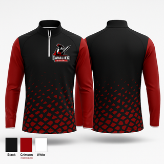 Quarter Zip Jacket, East Rutherford Cavaliers, Wrestling, Teamtime, Team time, sublimation, custom sports apparel, team uniforms, spirit wear, spiritwear, sports uniforms, custom shirts, team store, custom team store, fundraiser sports, apparel fundraiser