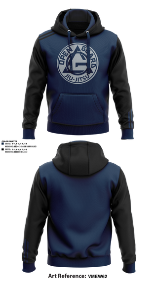 Hoodie, Open Guard BJJ, Wrestling, Teamtime, Team time, sublimation, custom sports apparel, team uniforms, spirit wear, spiritwear, sports uniforms, custom shirts, team store, custom team store, fundraiser sports, apparel fundraiser