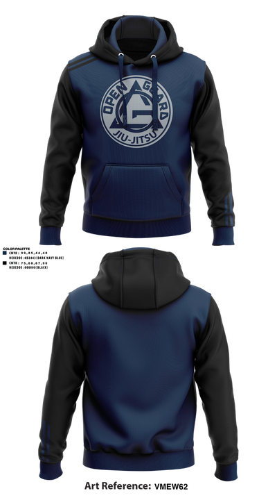 Open Guard BJJ 13780939 Hoodie - 3