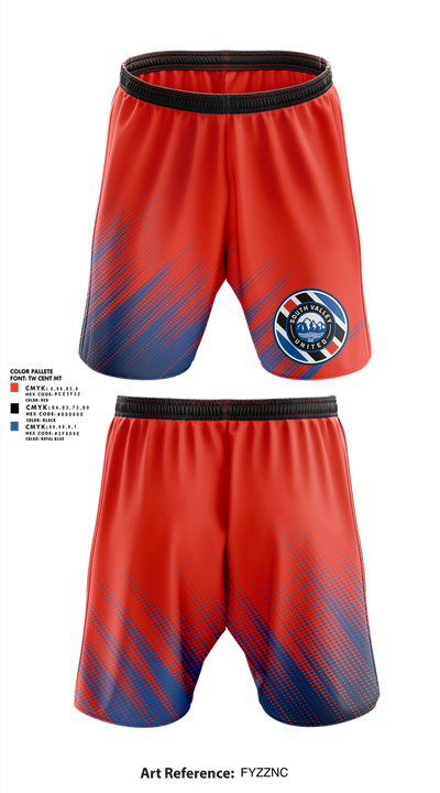 South Valley United 668271 Athletic Shorts With Pockets - 1