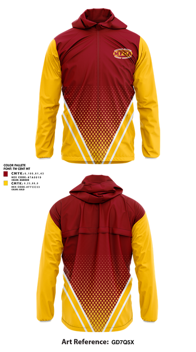 Minnesota Football Coaches Association 42098409 Windbreaker - 1