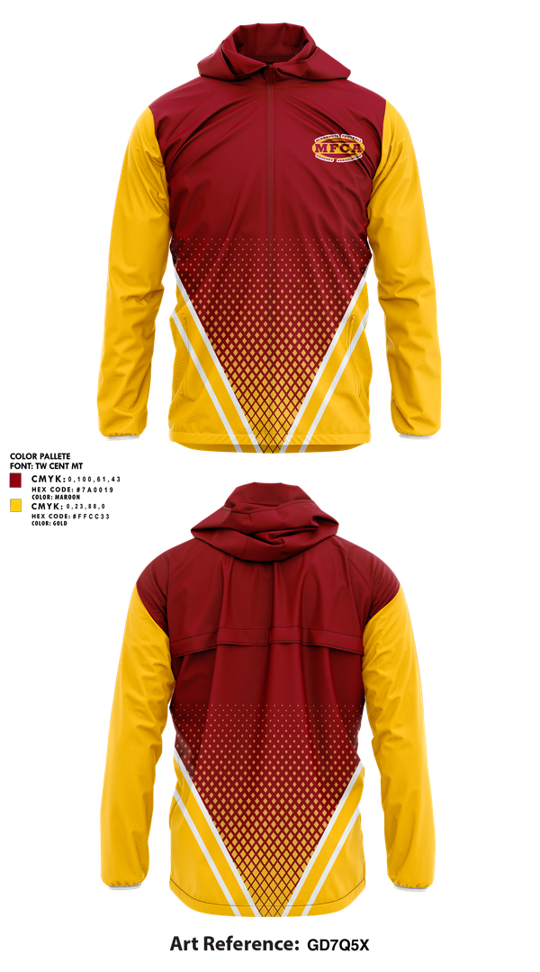 Windbreaker, Minnesota Football Coaches Association, , Teamtime, Team time, sublimation, custom sports apparel, team uniforms, spirit wear, spiritwear, sports uniforms, custom shirts, team store, custom team store, fundraiser sports, apparel fundraiser