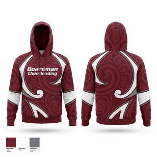 Hoodie, Boardman Cheerleading, Cheer, Teamtime, Team time, sublimation, custom sports apparel, team uniforms, spirit wear, spiritwear, sports uniforms, custom shirts, team store, custom team store, fundraiser sports, apparel fundraiser