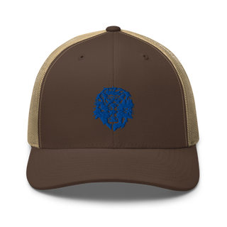 Washington Blue Lions Football 10104839 Retro Trucker Hat | Yupoong 6606