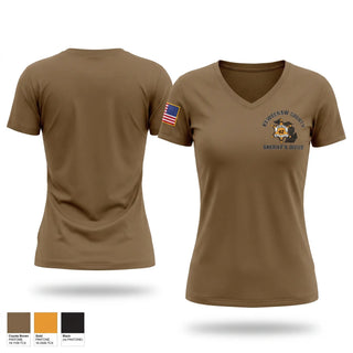 Womens Short Sleeve Vneck Shirt, KEWEENAW COUNTY SHERIFF’S OFFICE, Police, Teamtime, Team time, sublimation, custom sports apparel, team uniforms, spirit wear, spiritwear, sports uniforms, custom shirts, team store, custom team store, fundraiser sports, apparel fundraiser