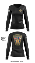 Willacy County Sheriff's Office 34505662 Women's Long Sleeve V-neck Shirt - 25